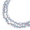 Picture of Crystal Lane 3x4mm Transparent Rose Green Luster Rondelle, 2 Strand 7" Strands
