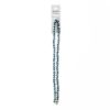 Picture of Crystal Lane 4x6mm Opaque Green Iris Rondelle, 2 Strand 7" Strands
