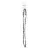 Picture of Crystal Lane 4x6mm Opaque Gunmetal Luster Rondelle, 2 Strand 7" Strands