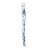 Picture of Crystal Lane 4x6mm Opaque Light Blue with Half Blue Iris Rondelle, 2 Strand 7" Strands