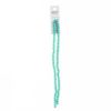 Picture of Crystal Lane 4x6mm Opaque Turquiose Green Rondelle, 2 Strand 7" Strands
