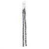 Picture of Crystal Lane 8x10mm Opaque Gunmetal Luster Rondelle, 2 Strand 7" Strands