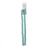 Picture of Crystal Lane 8x10mm Opaque Turquoise Green Rondelle, 2 Strand 7" Strands