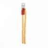 Picture of Crystal Lane 8x10mm Transparent Orange Rondelle, 2 Strand 7" Strands