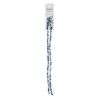 Picture of Crystal Lane 3x4mm Opaque Light Blue with Half Blue Iris Rondelle, 2 Strand 7" Strands