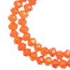 Picture of Crystal Lane 6x8mm Opaque Orange Rondelle, 2 Strand 7" Strands