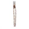 Picture of Crystal Lane 8x10mm Transparent Crystal with Half Copper Iris Rondelle, 2 Strand 7" Strands