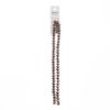 Picture of Crystal Lane 6x8mm Opaque Copper Iris Rondelle, 2 Strand 7" Strands