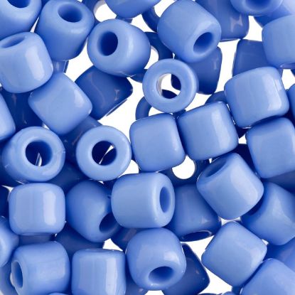 Picture of Czech Glass Rola Beads, Opaque Pale Blue, 6mm