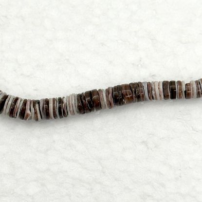 Picture of Violet Oyster Graduated  Heishi Beads, 4-9mm