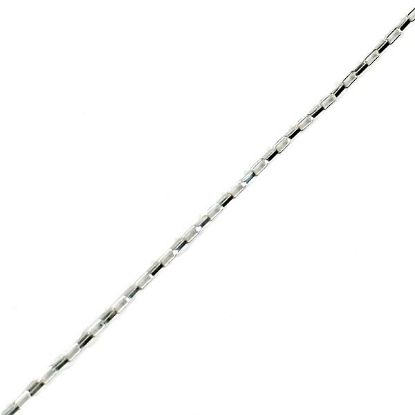 Picture of Sterling Silver Long Box Chain 18" x 1.2mm<br />Made in Italy