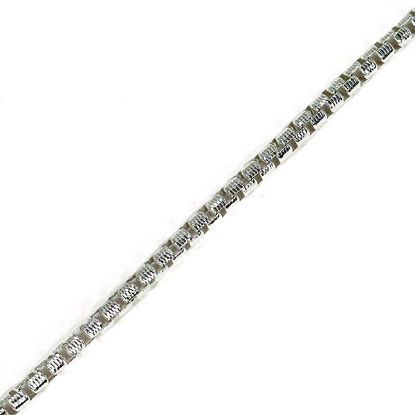 Picture of Sterling Silver Long Box Chain 24" x 3.2mm<br />Made in Italy
