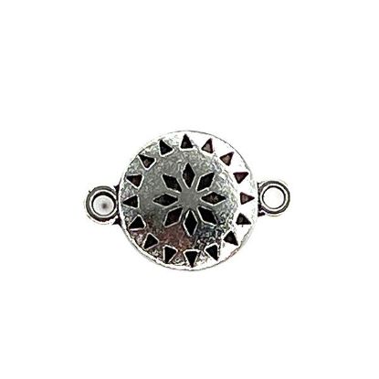 Picture of Native Star Link Concho Silver Plated 15mm<br/>10 Conchos
