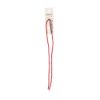 Picture of Crystal Lane 1.5x2.5mm Transparent Red Aurora Borealis Rondelle, 2 Strand 7" Strands