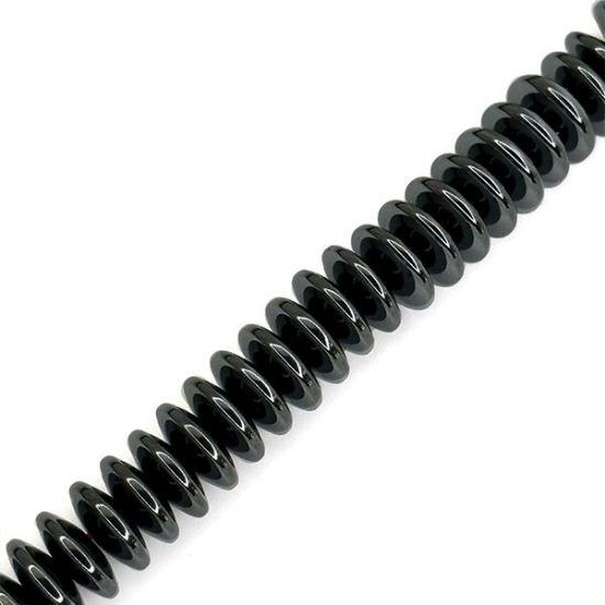 Picture of Hematine Rondelle Bead 10mm, 16" Strand