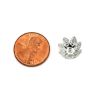 Picture of Silver Plated Filigree Bead Caps 12mm<br />20 Bead Caps