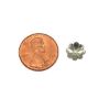 Picture of Large Nickel Silver Stamped Rosette 3/8 Inch Diameter