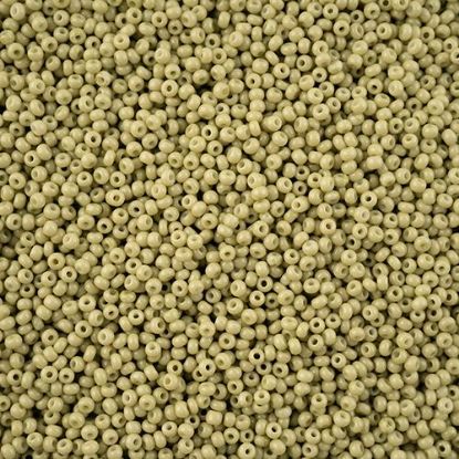 Picture of Preciosa Czech Seed Bead, 11/0 Avocado Chalk Dyed Solgel
