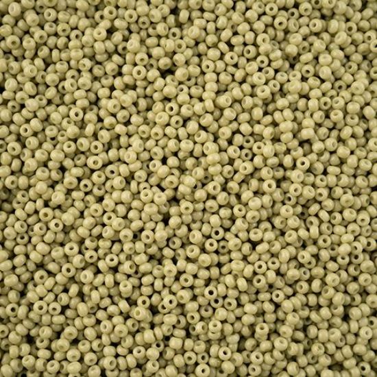 Picture of Preciosa Czech Seed Bead, 11/0 Avocado Chalk Dyed Solgel