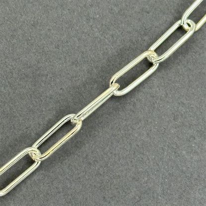 Picture of Sterling Silver Heavy Cable Bulk Chain 6mm, Sold by the Foot