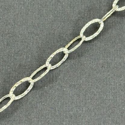 Picture of Sterling Silver Pattern Cable Bulk Chain 6.3mm, Sold by the Foot