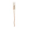 Picture of Crystal Lane 1.5x2.5mm Opaque Light Champagne Luster Rondelle, 2 Strand 7" Strands