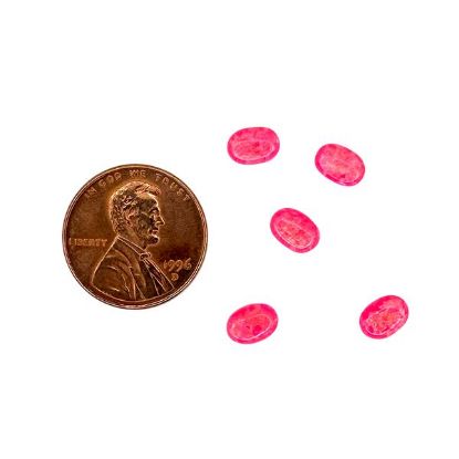 Picture of Imitation Mimosa Opal, Oval Cabochon, 5x7mm