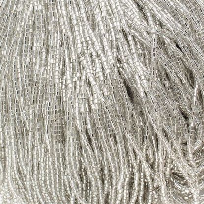 Picture of 2-Cut Size 10/0, Preciosa Czech Seed Bead, Silver-Lined Crystal, Sold by the Hank