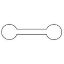 Picture of Adhesive Tags 1 7/8x 1/2" Round 1000/Box