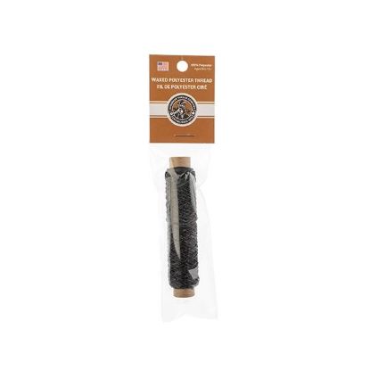 Picture of Charcoal Wax Poly Thread 75 Feet .015 Inch