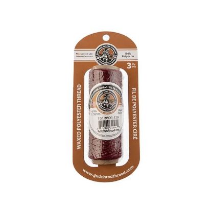 Picture of Maroon Wax Poly Thread 500 Feet .015 Inch