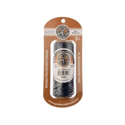 Picture of Blue Wax Poly Thread 500 Feet .015 Inch