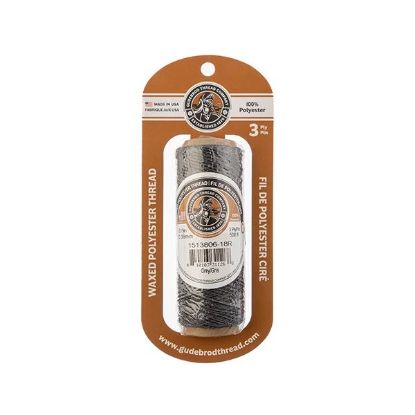 Picture of Grey Wax Poly Thread 500 Feet .015 Inch