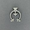 Picture of Sterling Silver "Laci" Sandcast Naja with hook