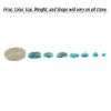 Picture of Assorted Enhanced No Back Arizona Cabochons