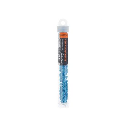 Picture of Czech Glass Rola Beads, Opaque Light Blue, 4.5mm