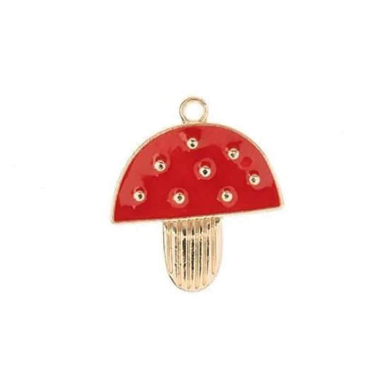 Picture of Sweet & Petite Charms, 20x23mm Mushroom, 4 pieces