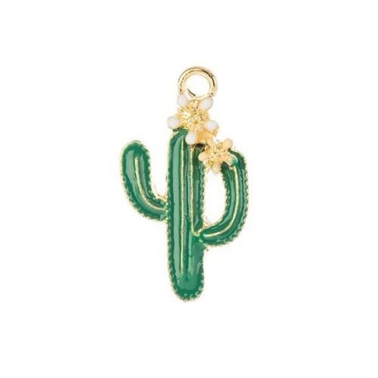 Picture of Sweet & Petite Charms, 21x11mm Cactus, 6 pieces