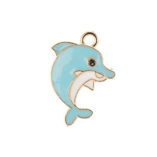 Picture of Sweet & Petite Charms, 21x16mm Dolphin, 8 pieces
