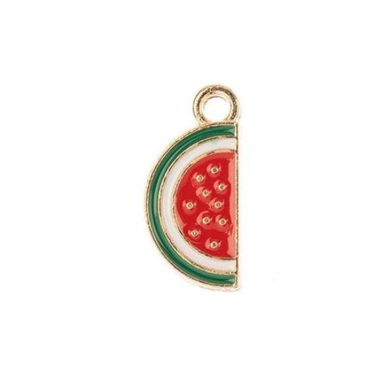 Picture of Sweet & Petite Charms, 17x8mm Watermelon Slice, 10 pieces