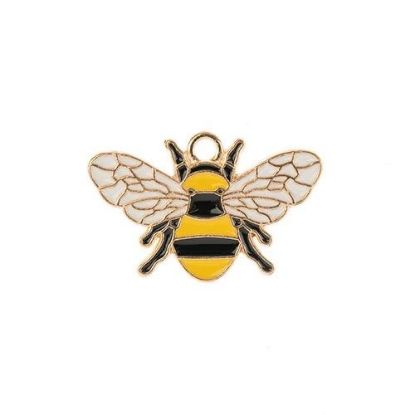 Picture of Sweet & Petite Charms, 17x26mm Bee, 6 pieces