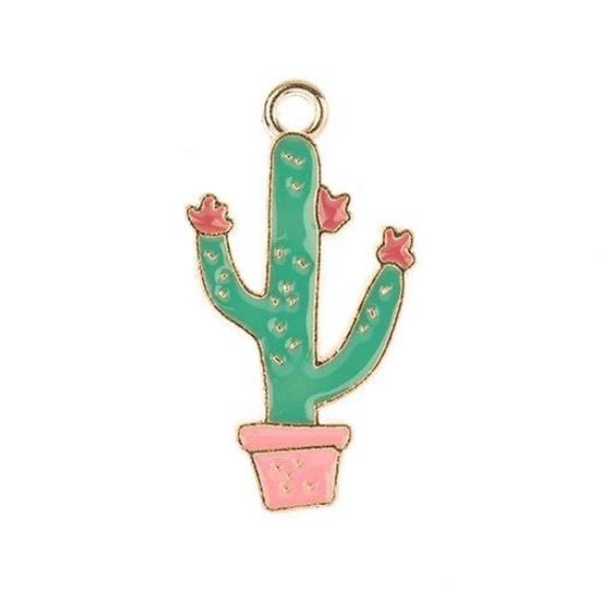 Picture of Sweet & Petite Charms, 29x16mm Potted Cactus, 8 pieces