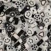Picture of Craft Beads Bracelet Mix Shapes, Black and White