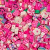 Picture of Craft Beads Bracelet Mix Shapes, Pink