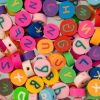 Picture of Craft Beads Bracelet Mix Alphabet, Multi-Color