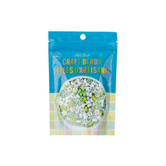 Picture of Craft Beads Mix Discs, Green