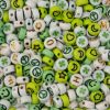 Picture of Craft Beads Mix Discs, Green