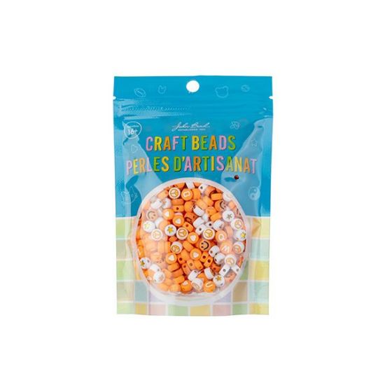Picture of Craft Beads Mix Discs, Orange