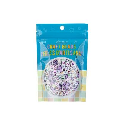 Picture of Craft Beads Mix Discs and Squares, Purple