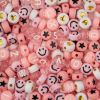 Picture of Craft Beads Mix Discs and Squares, Pink